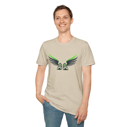 Winged Runner T-Shirt – Speed, Freedom & Endurance