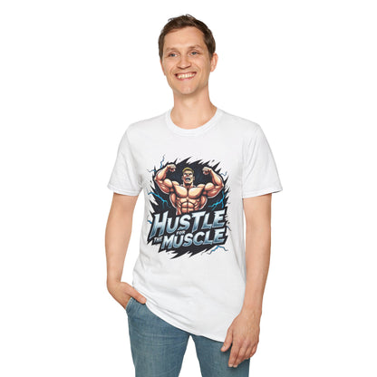 Hustle for the Muscle T-Shirt – Hardcore Gym & Fitness Tee