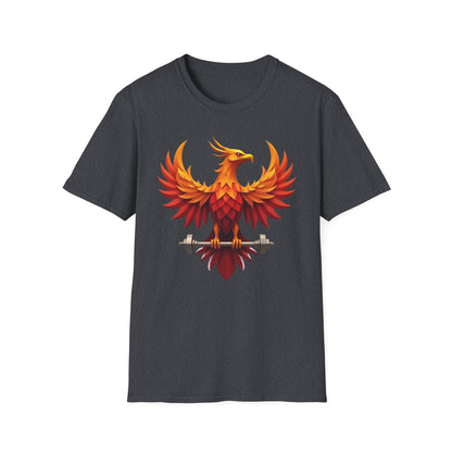 Phoenix Strength Gym T-Shirt – Rise, Lift & Conquer