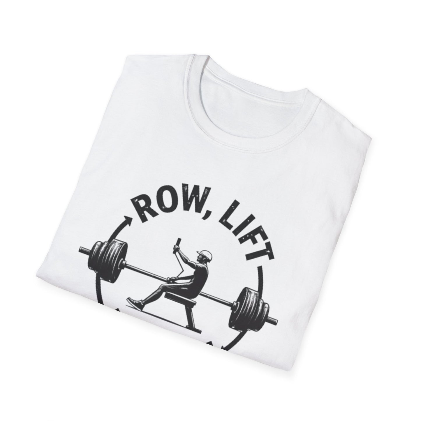 Row, Lift, Repeat T-Shirt – Gym & Functional Fitness Tee