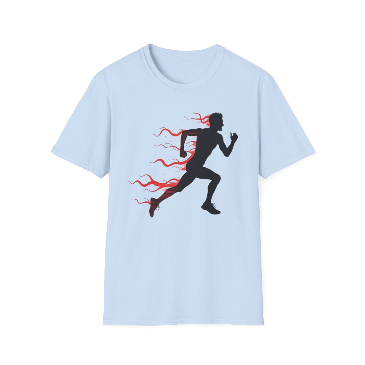 Flaming Speed Runner T-Shirt – Ignite Your Passion for Running