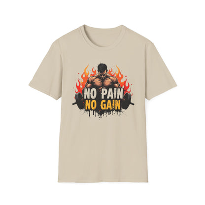 No Pain No Gain T-Shirt – Hardcore Gym & Workout Tee