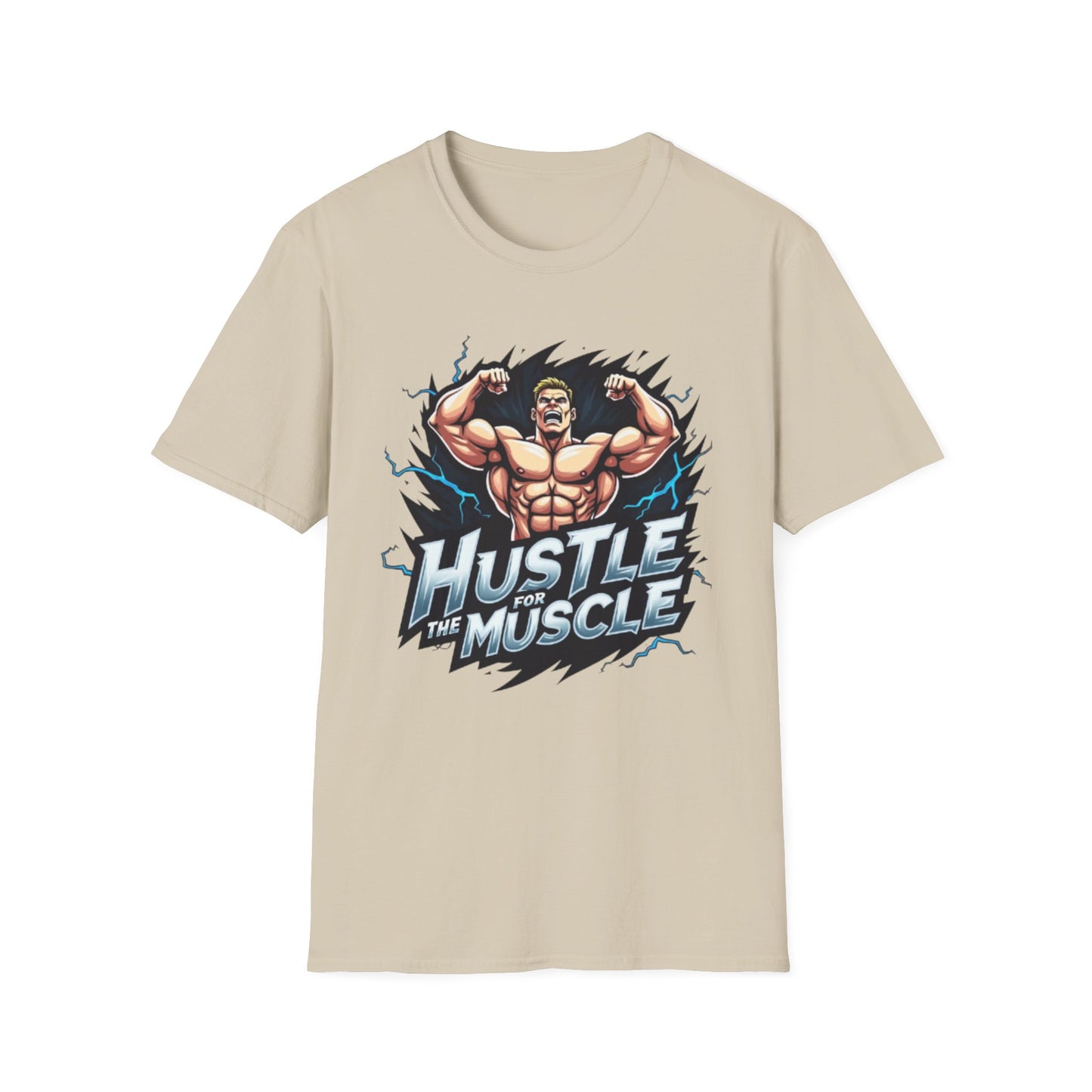 Hustle for the Muscle T-Shirt – Hardcore Gym & Fitness Tee