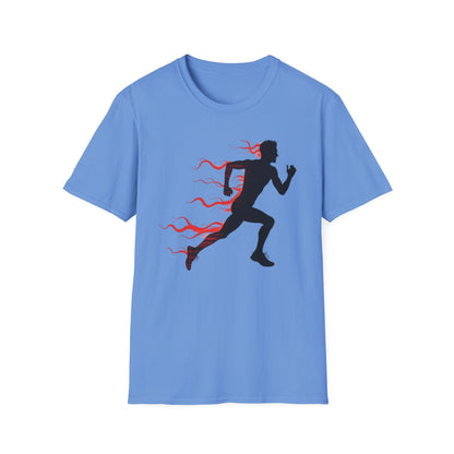 Flaming Speed Runner T-Shirt – Ignite Your Passion for Running