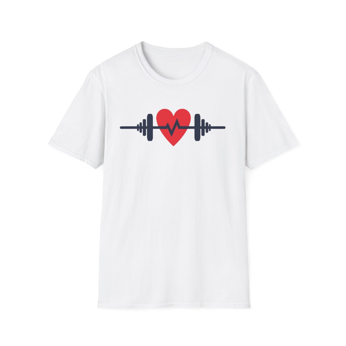 Heartbeat of Fitness T-Shirt – Lift with Passion, Train with Heart