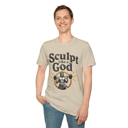 Sculpt Like a God T-Shirt – Epic Gym & Bodybuilding Tee