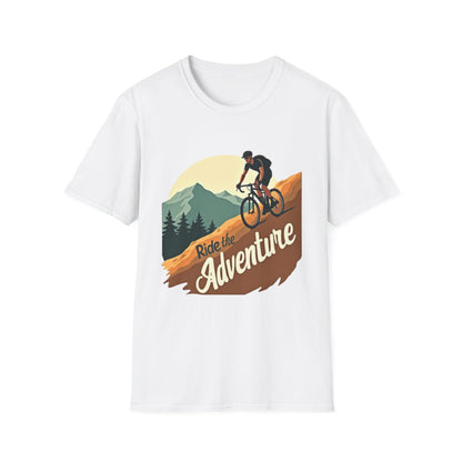 Ride the Adventure T-Shirt – Cycling & Outdoor Exploration