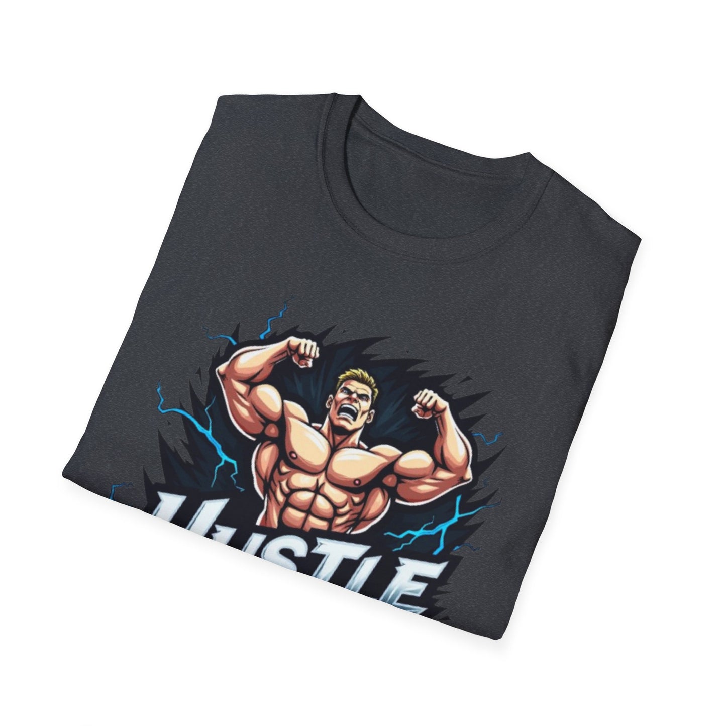 Hustle for the Muscle T-Shirt – Hardcore Gym & Fitness Tee