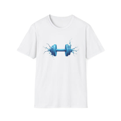 Hydro Strength Dumbbell T-Shirt – Power, Performance & Fluidity