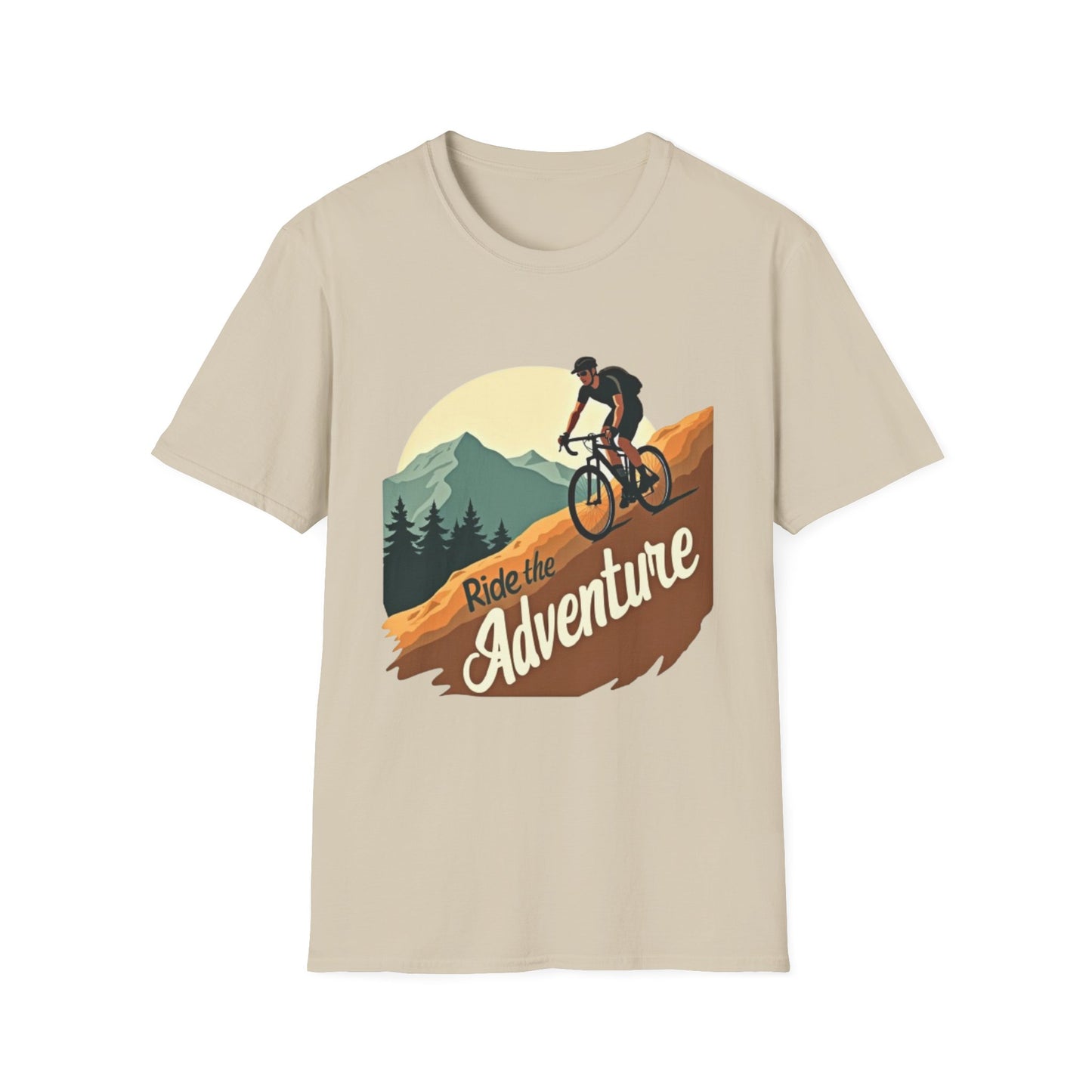 Ride the Adventure T-Shirt – Cycling & Outdoor Exploration