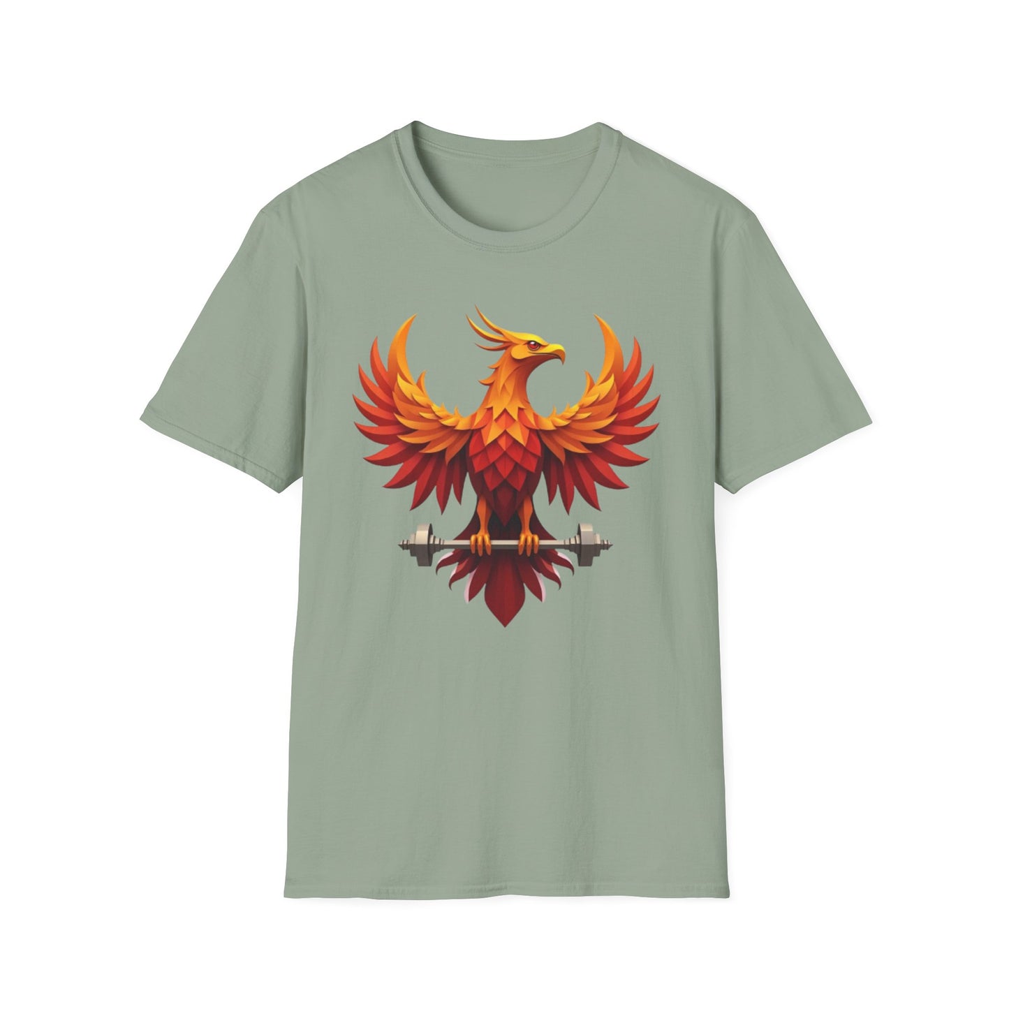 Phoenix Strength Gym T-Shirt – Rise, Lift & Conquer