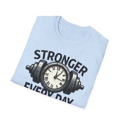 Stronger Every Day T-Shirt – Motivational Gym & Fitness Tee