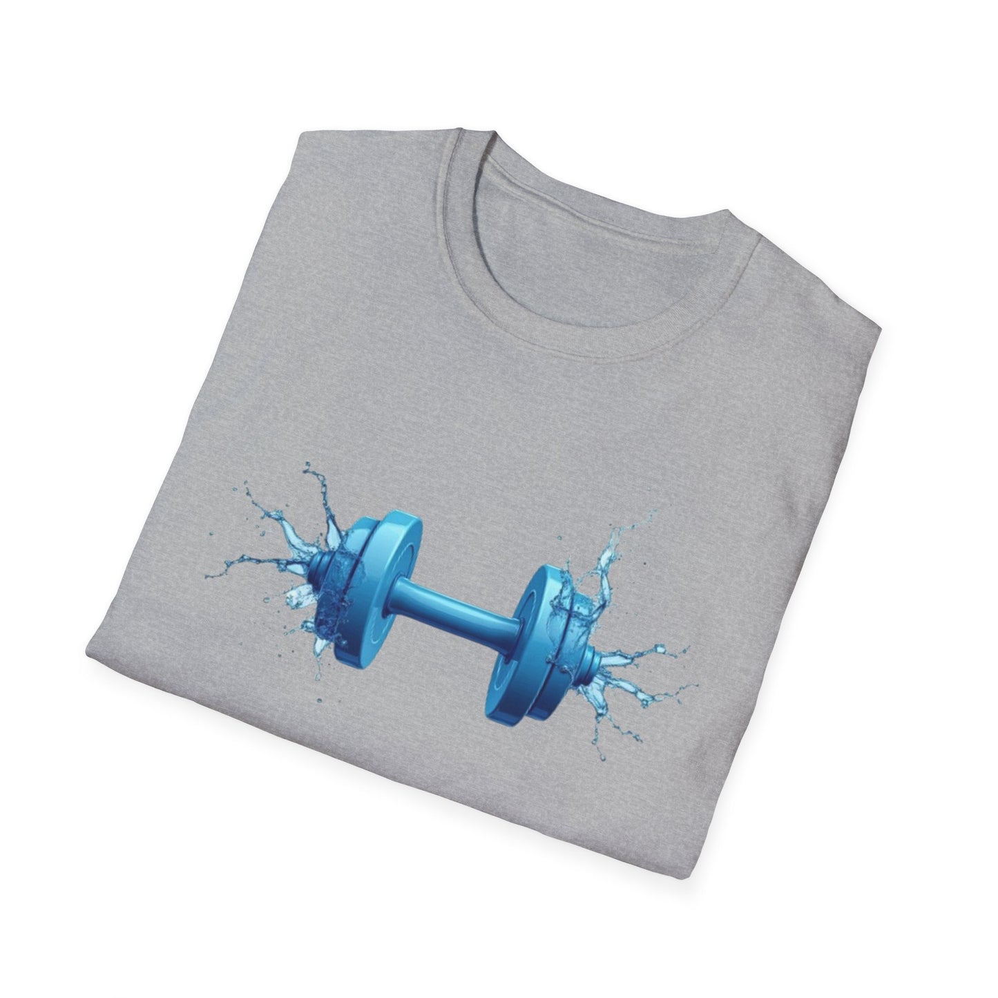 Hydro Strength Dumbbell T-Shirt – Power, Performance & Fluidity