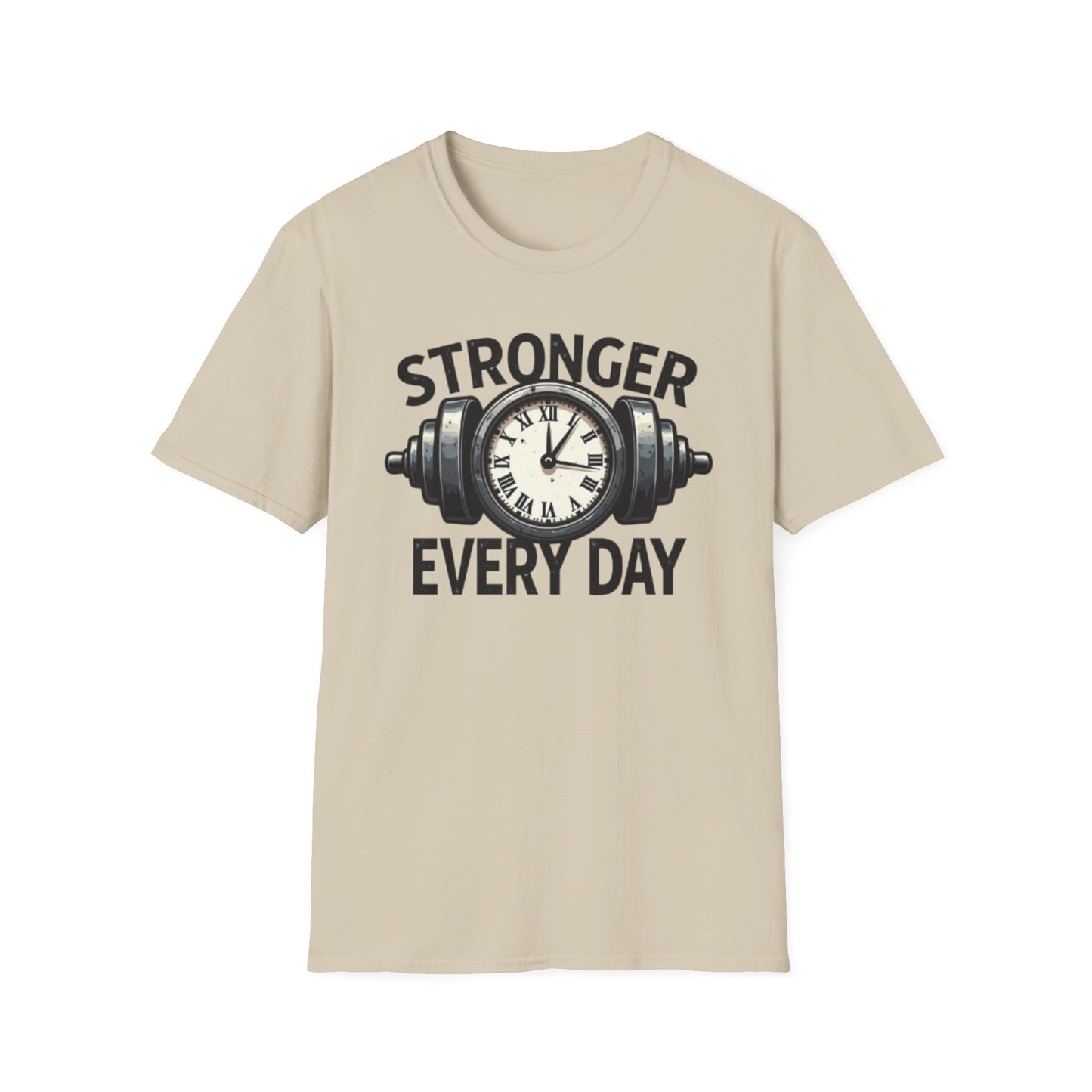 Stronger Every Day T-Shirt – Motivational Gym & Fitness Tee