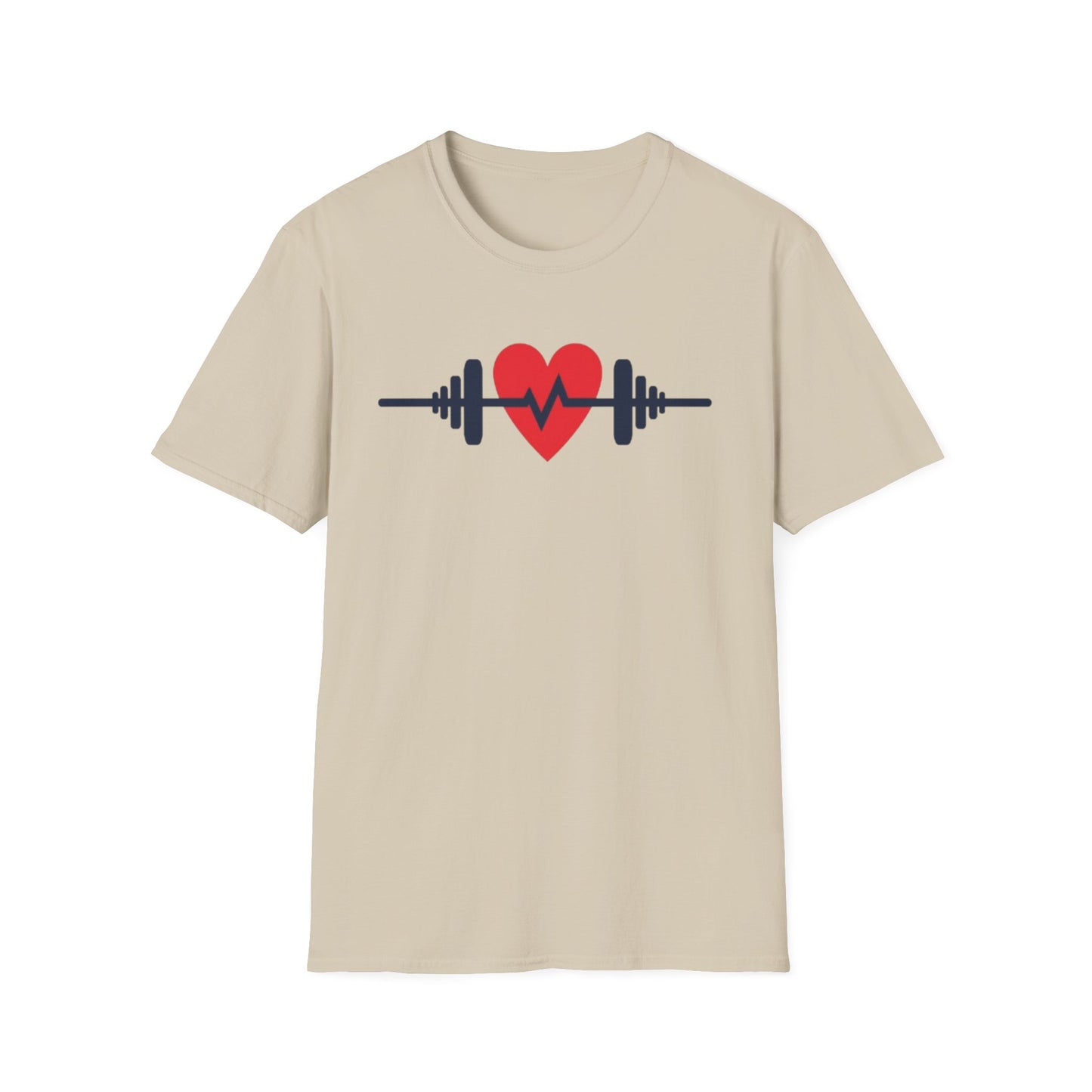 Heartbeat of Fitness T-Shirt – Lift with Passion, Train with Heart