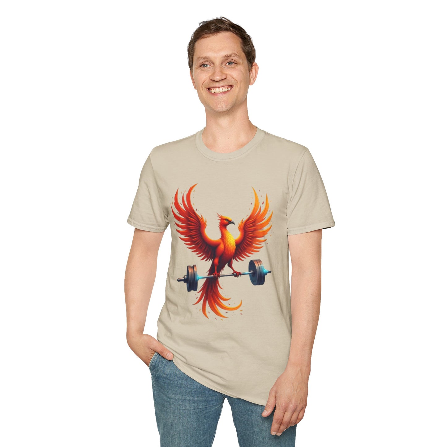 Phoenix Rising Gym T-Shirt – Strength, Resilience & Power Tee