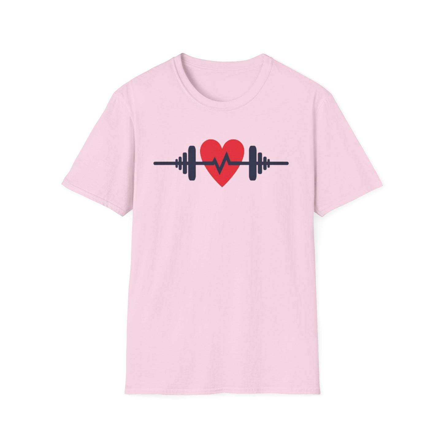 Heartbeat of Fitness T-Shirt – Lift with Passion, Train with Heart