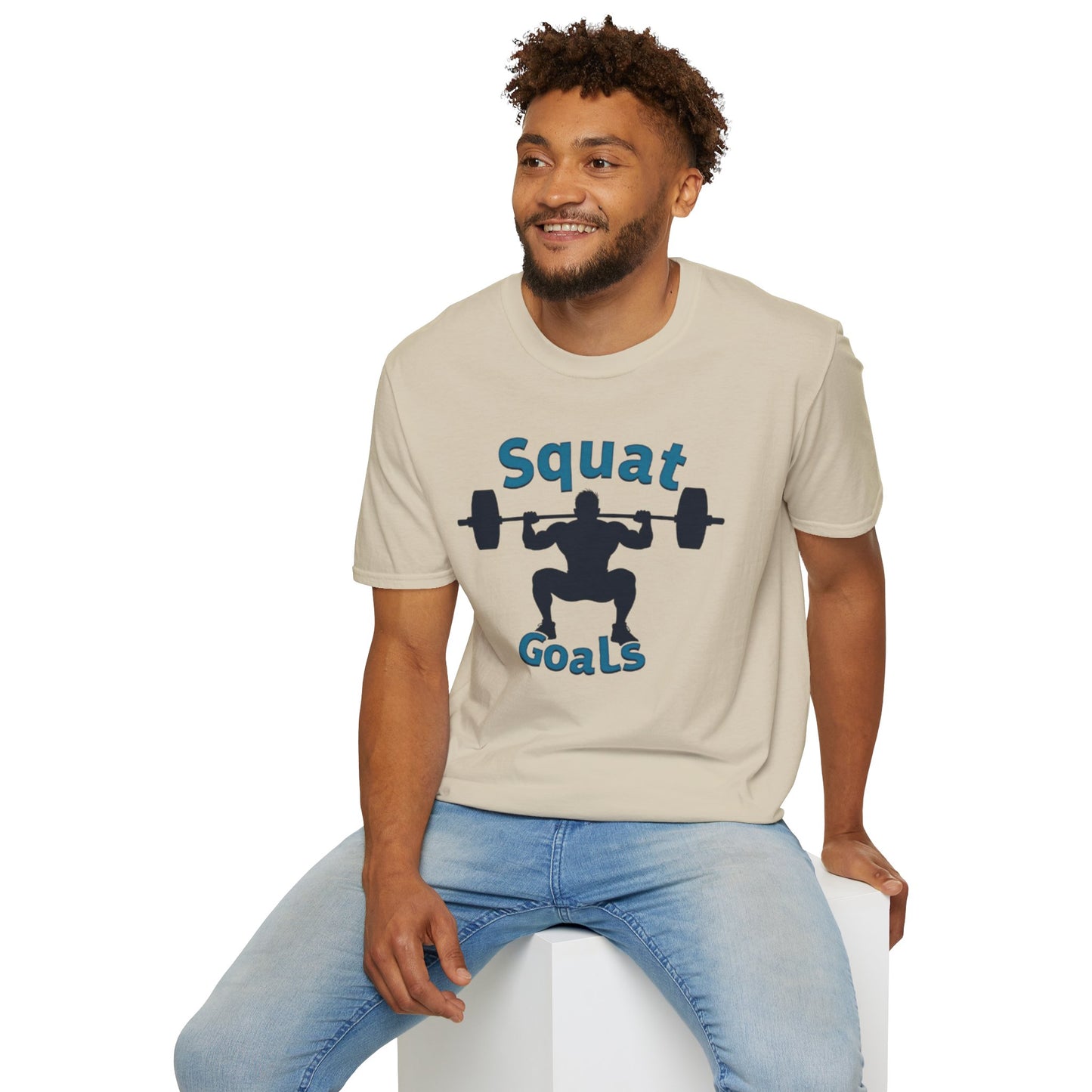 Squat Goals T-Shirt – Funny Gym & Powerlifting Tee