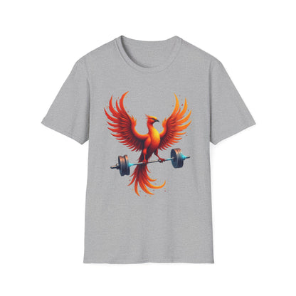 Phoenix Rising Gym T-Shirt – Strength, Resilience & Power Tee