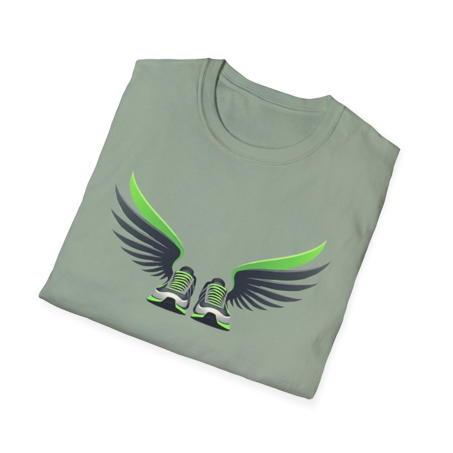 Winged Runner T-Shirt – Speed, Freedom & Endurance