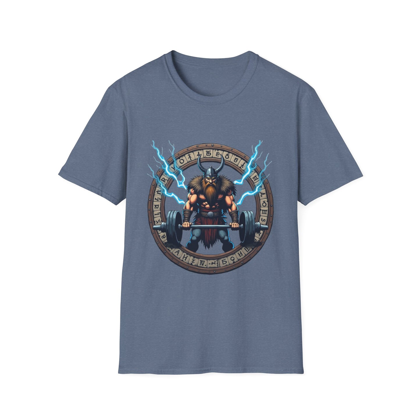 Viking Warrior Gym T-Shirt – Conquer Your Workouts with Norse Strength