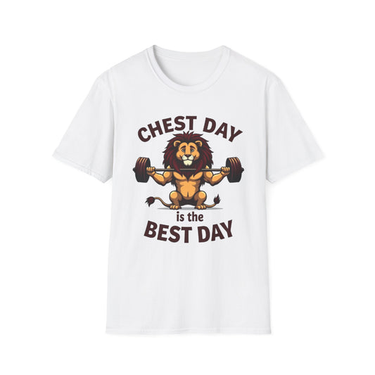 Chest Day Is the Best Day T-Shirt – Funny Gym & Fitness Tee