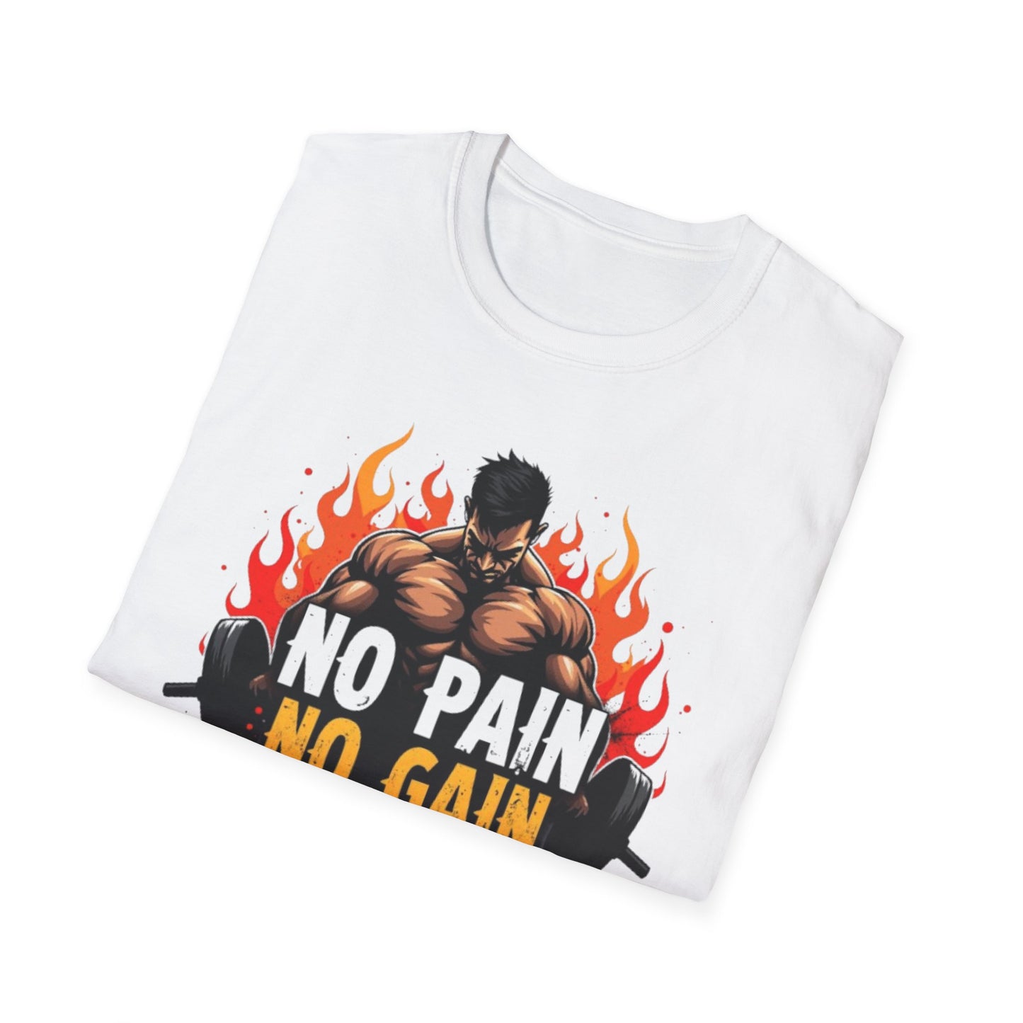 No Pain No Gain T-Shirt – Hardcore Gym & Workout Tee