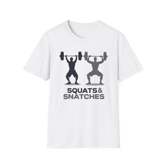 Squats & Snatches T-Shirt – Olympic Lifting & CrossFit Tee