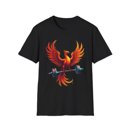 Phoenix Rising Gym T-Shirt – Strength, Resilience & Power Tee