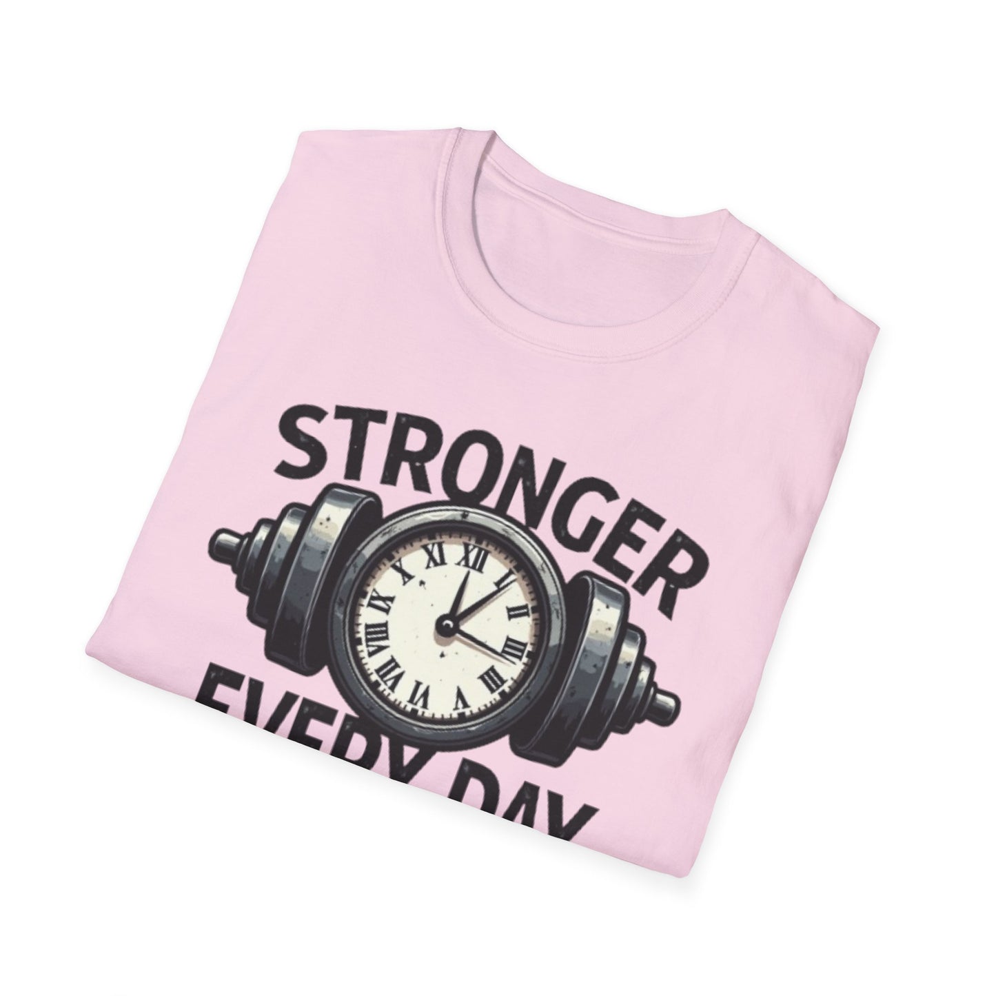 Stronger Every Day T-Shirt – Motivational Gym & Fitness Tee