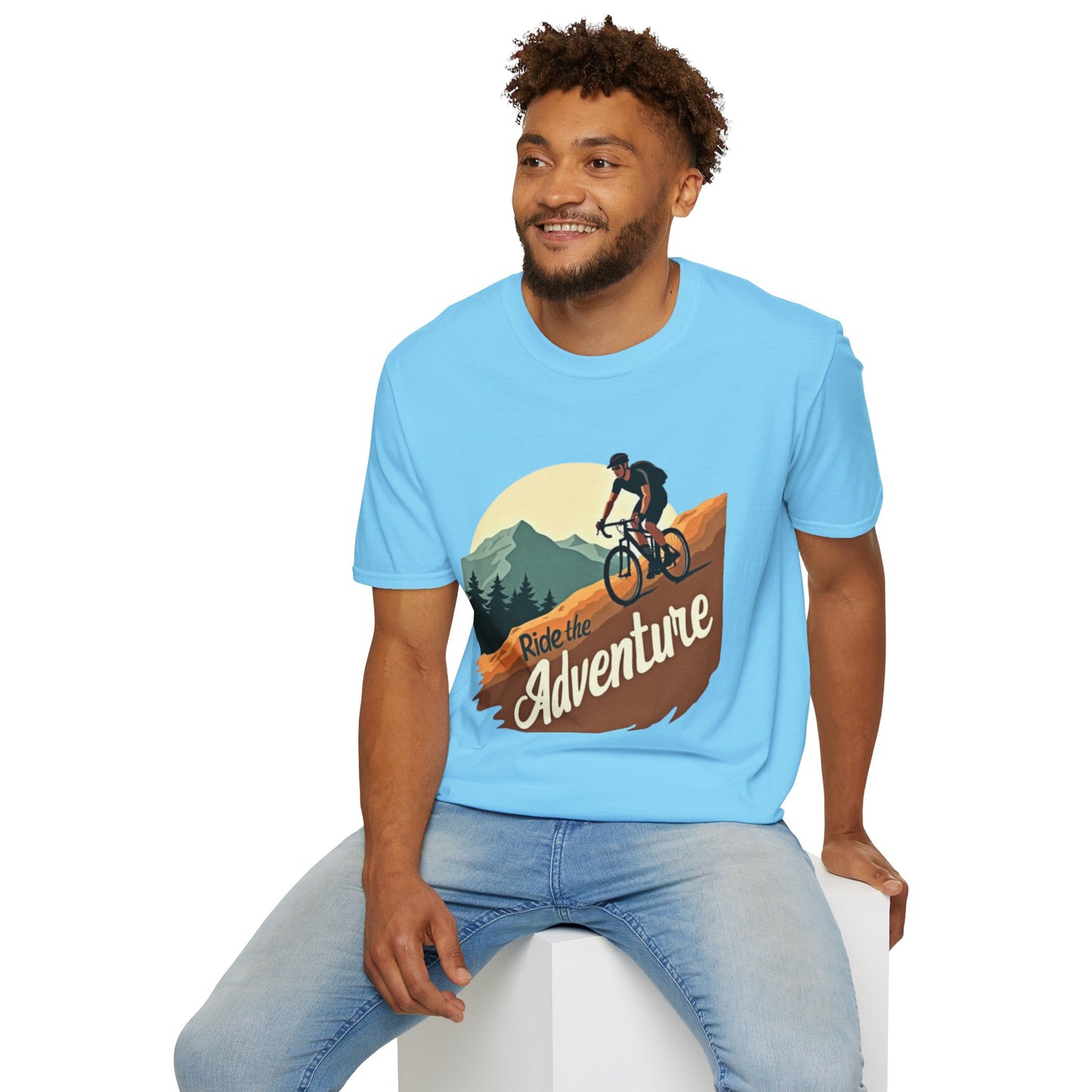 Ride the Adventure T-Shirt – Cycling & Outdoor Exploration