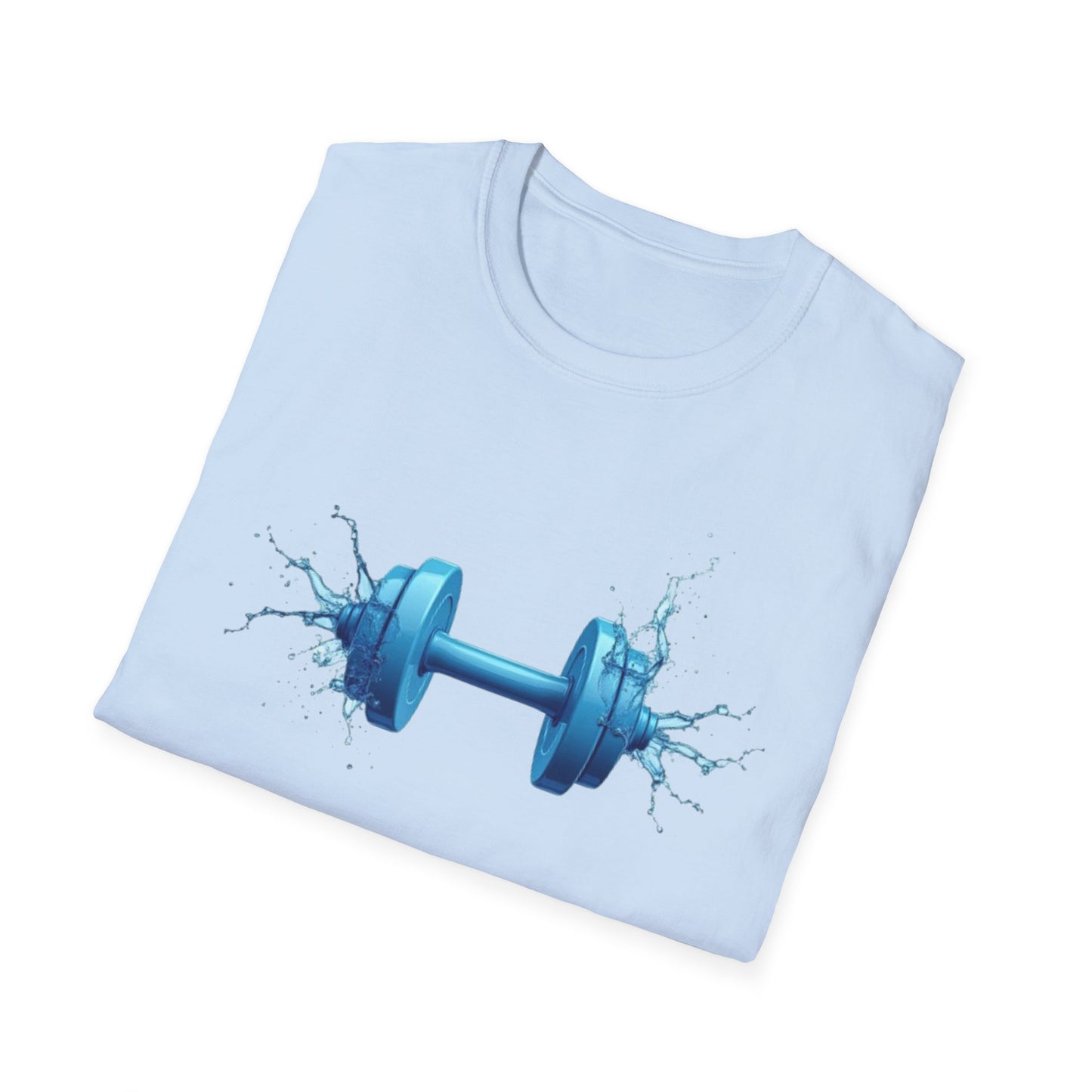 Hydro Strength Dumbbell T-Shirt – Power, Performance & Fluidity