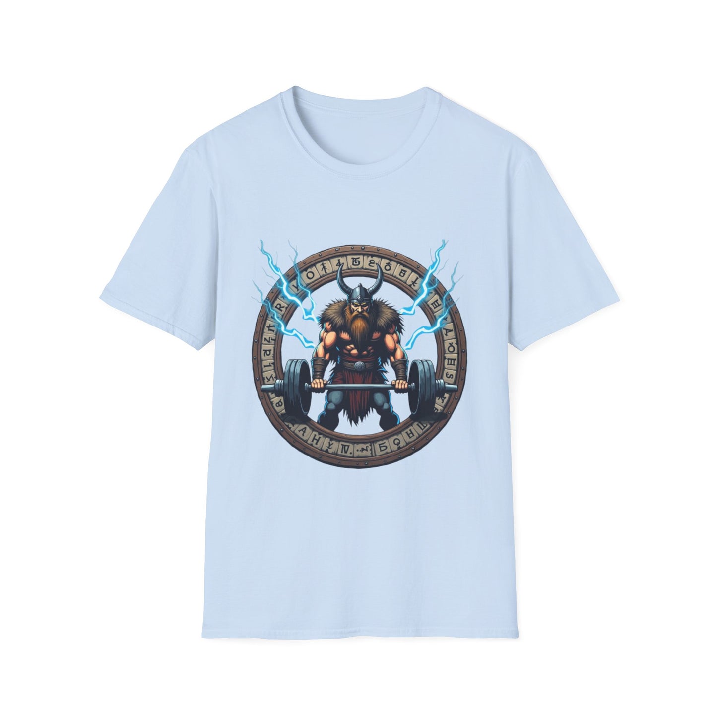 Viking Warrior Gym T-Shirt – Conquer Your Workouts with Norse Strength