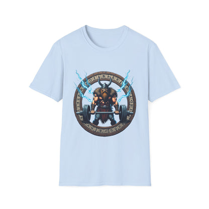 Viking Warrior Gym T-Shirt – Conquer Your Workouts with Norse Strength