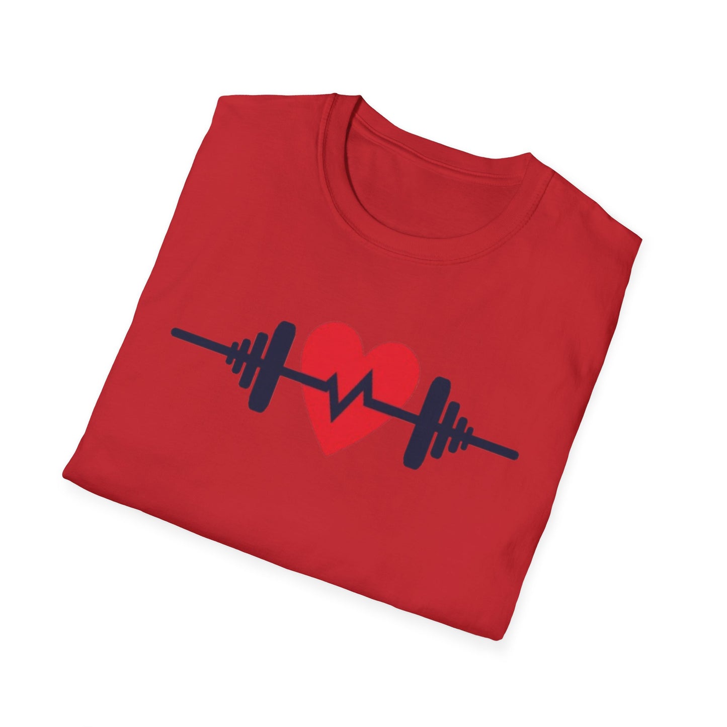 Heartbeat of Fitness T-Shirt – Lift with Passion, Train with Heart