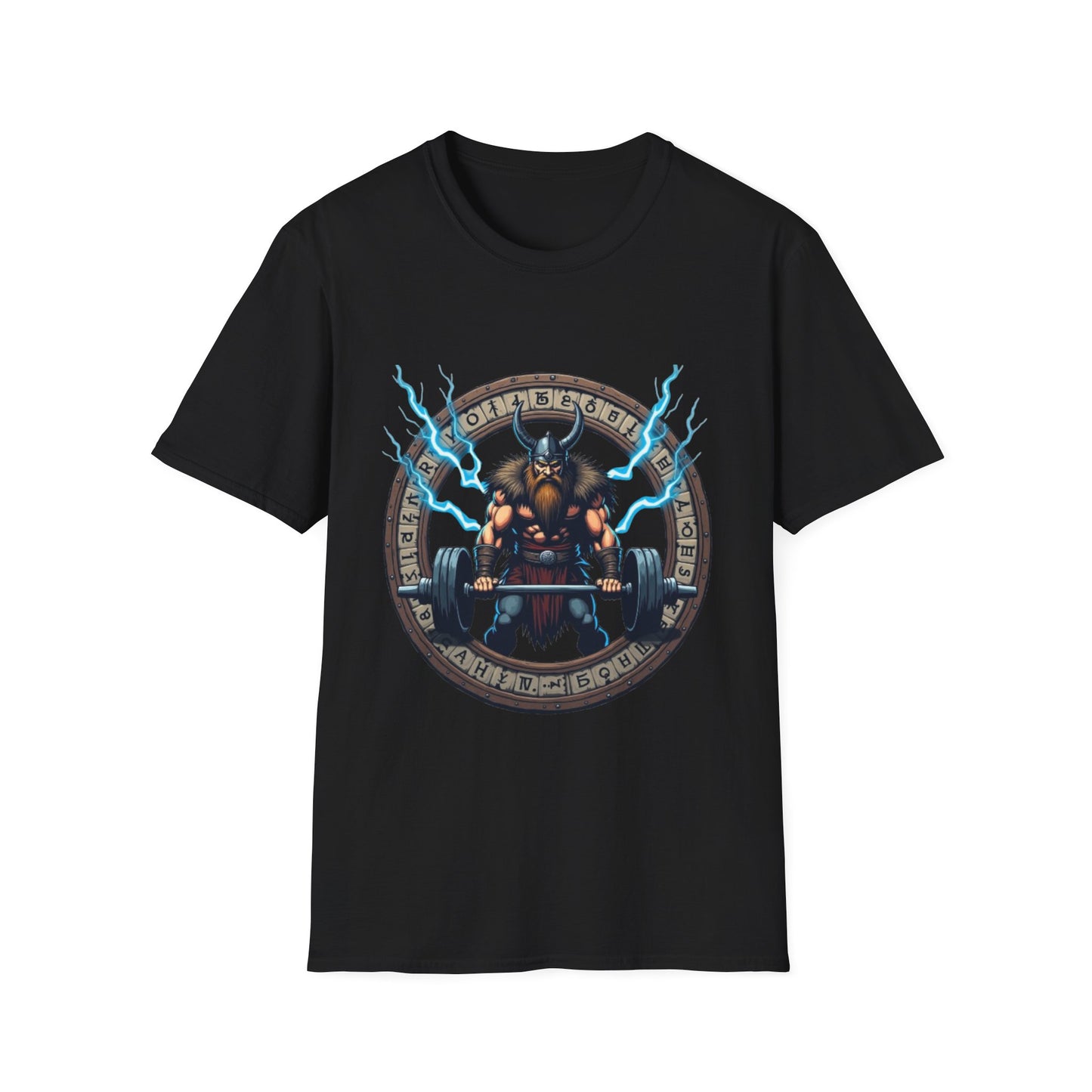 Viking Warrior Gym T-Shirt – Conquer Your Workouts with Norse Strength