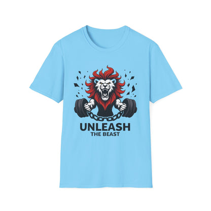 Unleash the Beast T-Shirt – Power, Strength & Gym Motivation