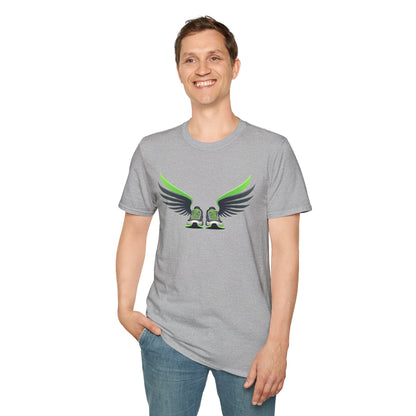 Winged Runner T-Shirt – Speed, Freedom & Endurance