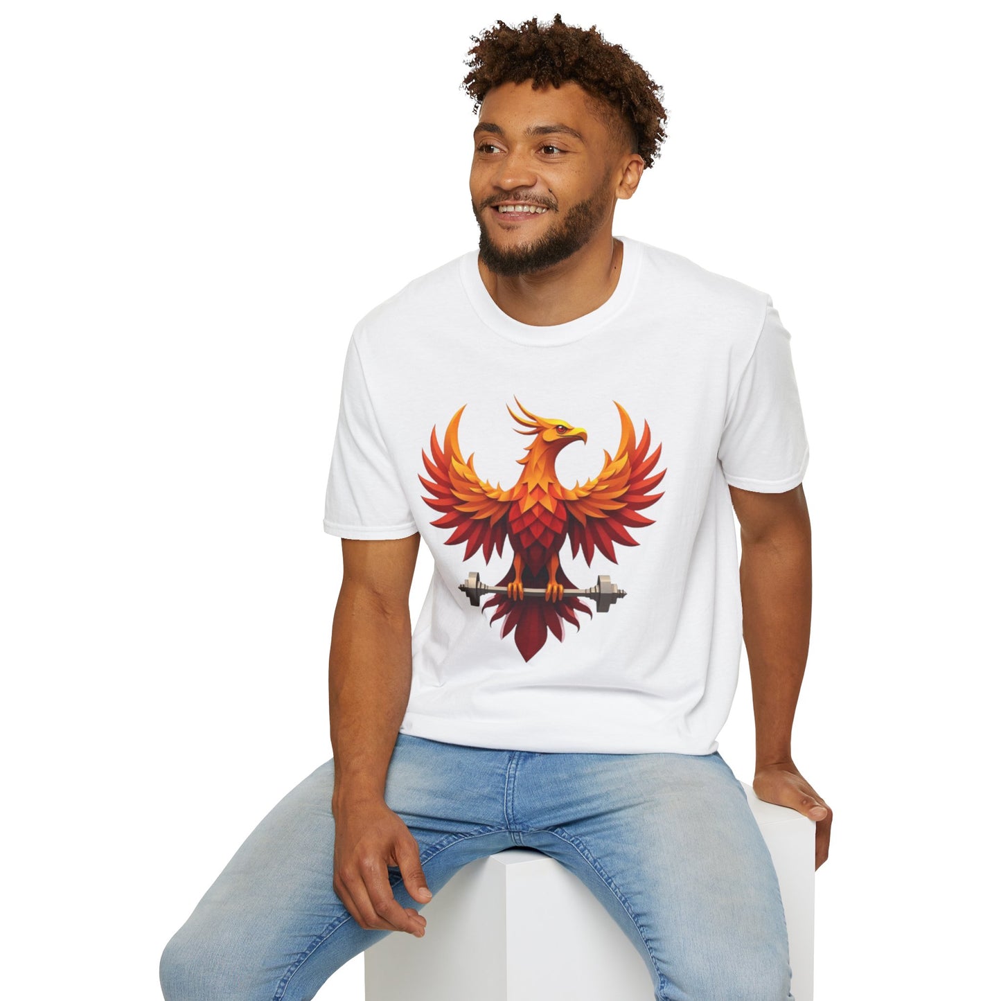 Phoenix Strength Gym T-Shirt – Rise, Lift & Conquer