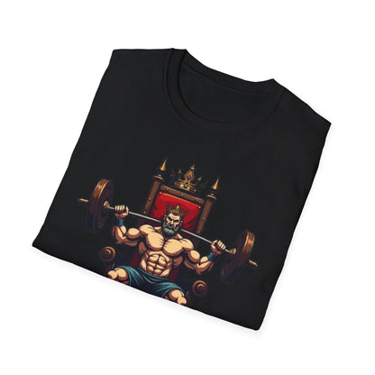 Bench Press King T-Shirt – Funny Gym & Powerlifting Tee